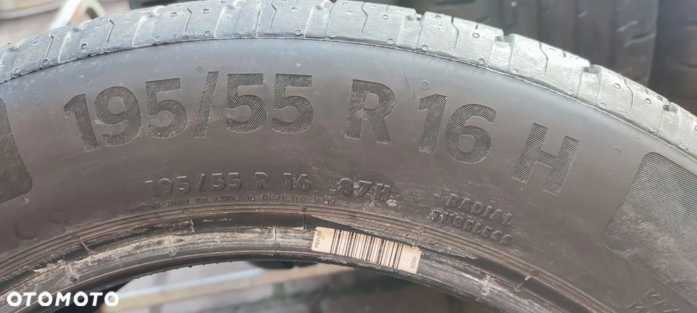 Opony Letnie Continental EcoContact 6 195/55/16 87H 2024r Dot 08/24 4x6,5mm Demo Ideał !! Komplet Starogard Gdański - 14
