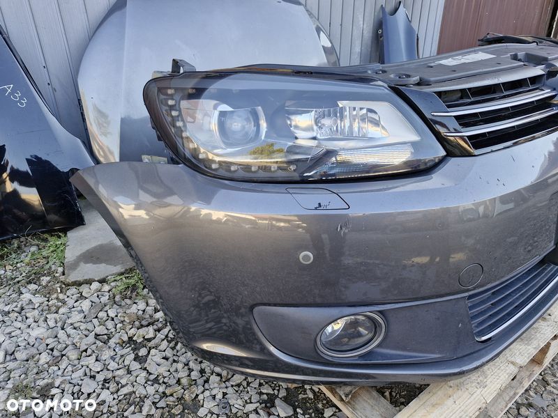 VOLKSWAGEN TOURAN II PRZÓD KOMPLETNY MASKA ZDERZAK CHŁODNICE LAMPA CADDY - 10