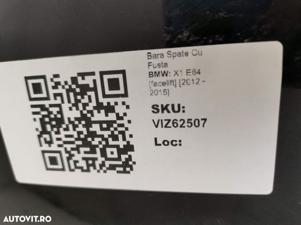 Bara Spate Cu Fusta BMW X1 E84 [facelift] 2012 2013 2014 2015 Original - 8