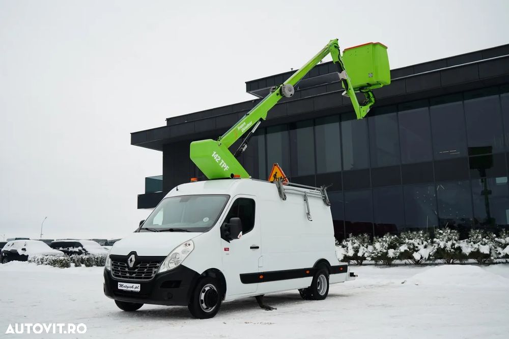 Renault MASTER / AERIAL / Platformă de lucru aeriană Elevateur 142 TPF - 14 m / MAX 265 kg / TABLĂ / - 1
