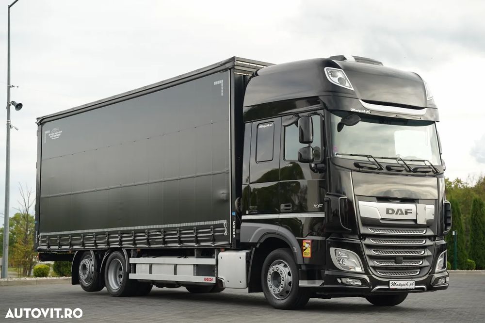 DAF XF 480 / CAMION RIGID - 7,7 M / 6X2 /  I-PARK COOL / AXĂ RIDICABILĂ / PLAFON RIDICABIL / EURO 6 - 8