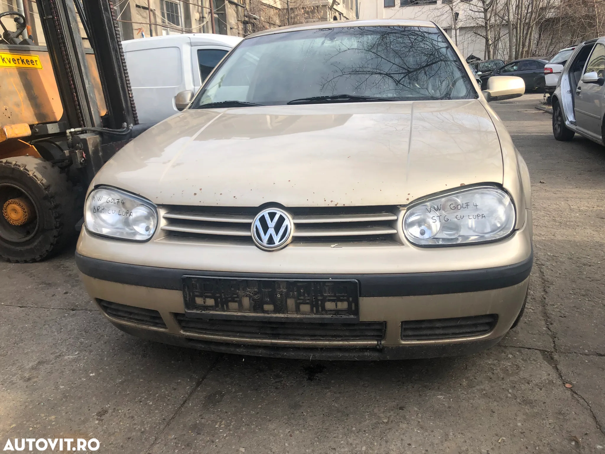 Far stanga/Far dreapta fata VW Volkswagen Golf 4 cu lupa - 2