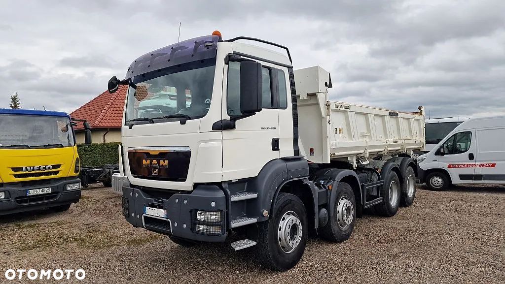 Volvo Fmx 410 8x4 Kiper Hydroburta Wywrot Nowe Opony - 4