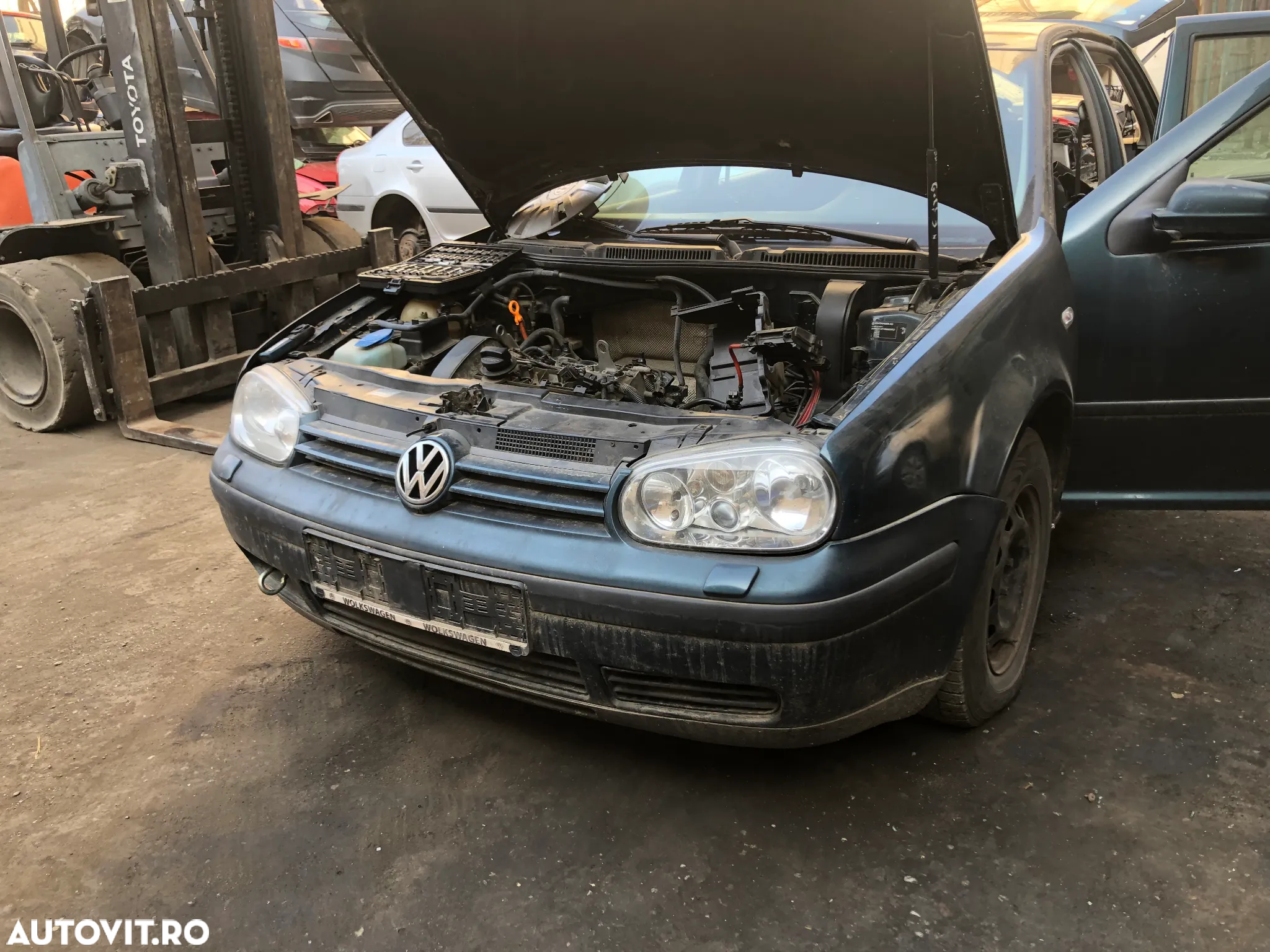 Bara fata VW Volkswagen Golf 4 verde inchis - 6
