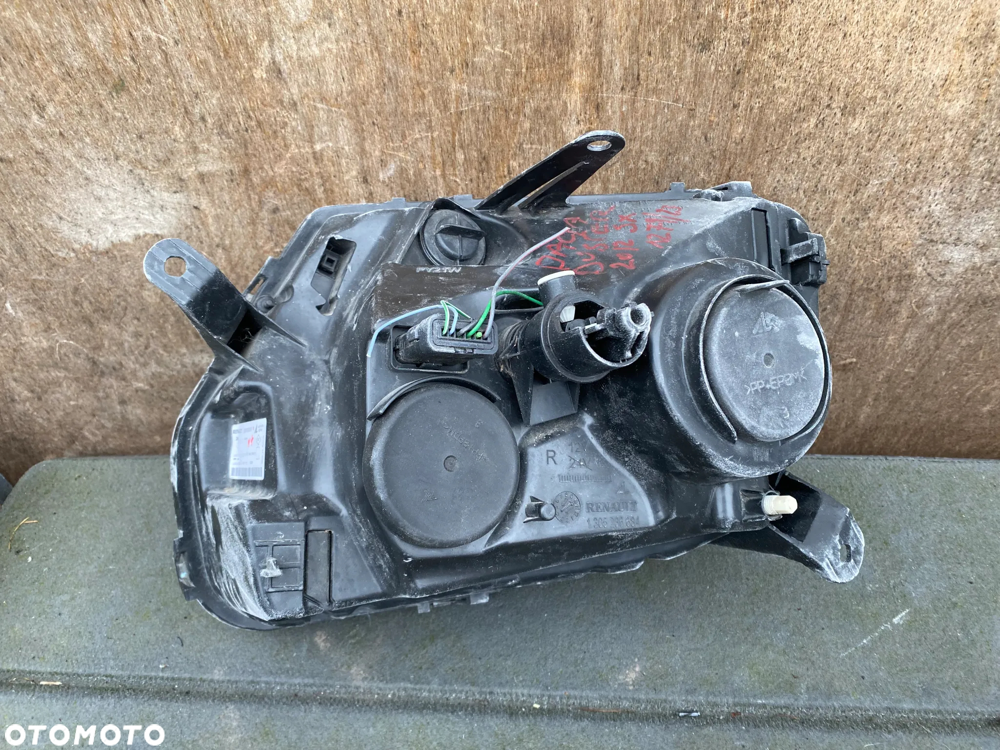 lampa duster I czarna prawa eu cała - 2