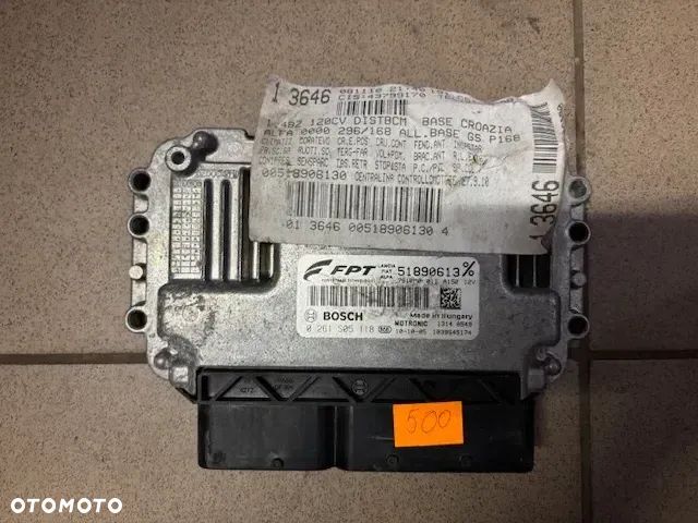 STEROWNIK KOMPUTER SILNIKA ALFA ROMEO GIULIETTA 51890613 0261S05118 - 1