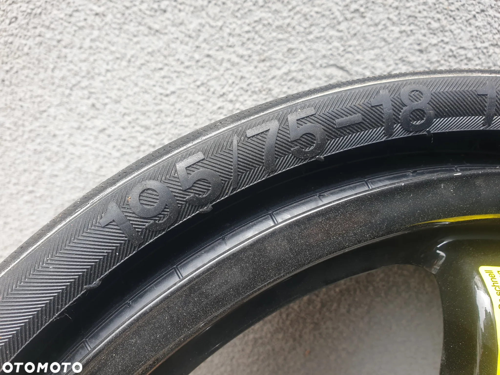KOŁO DOJAZDOWE ZAPASOWE DOJAZDÓWKA R18 AUDI Q5 SQ5 E6.0Jx18 H2 ET36 8R0601025H LEWAREK - 5