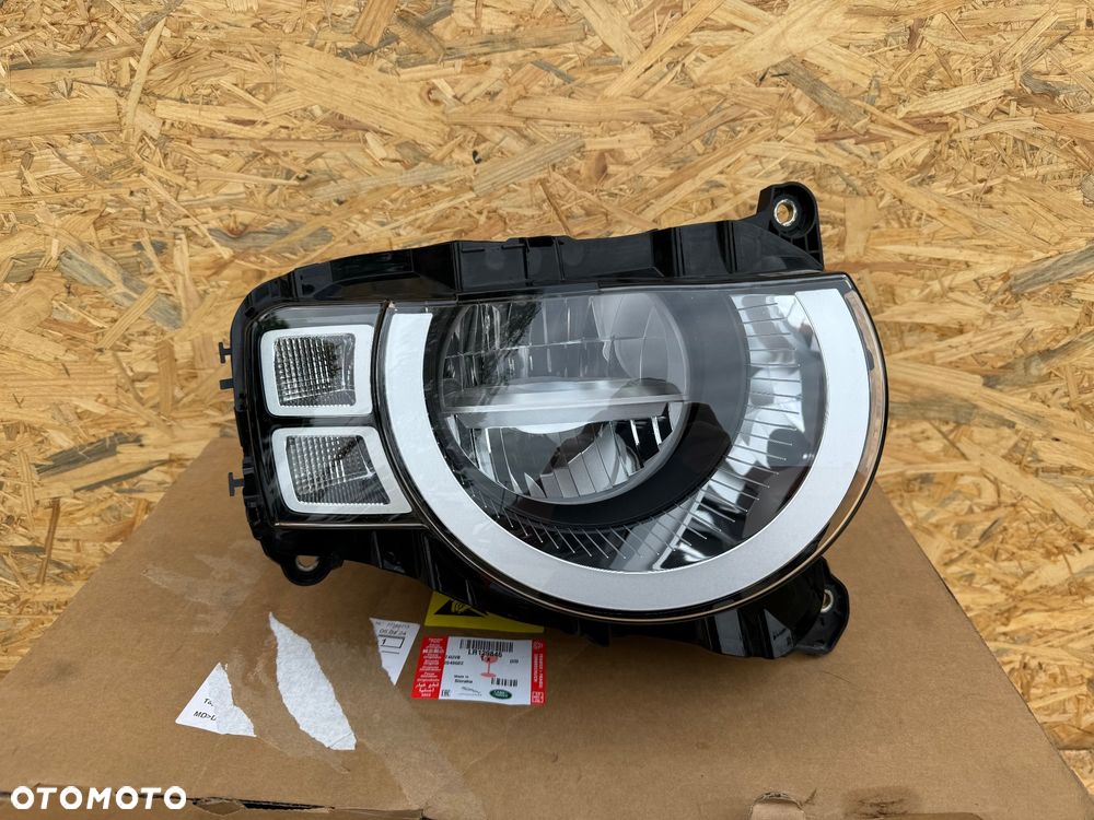 LAMPA REFLEKTOR PRZÓD PRZEDNIA PRAWA RH LAND ROVER DEFENDER II 2 FULL LED PRZETFORNICA JEŻ L8B2-13W029-BF ORYGINAŁ - 1