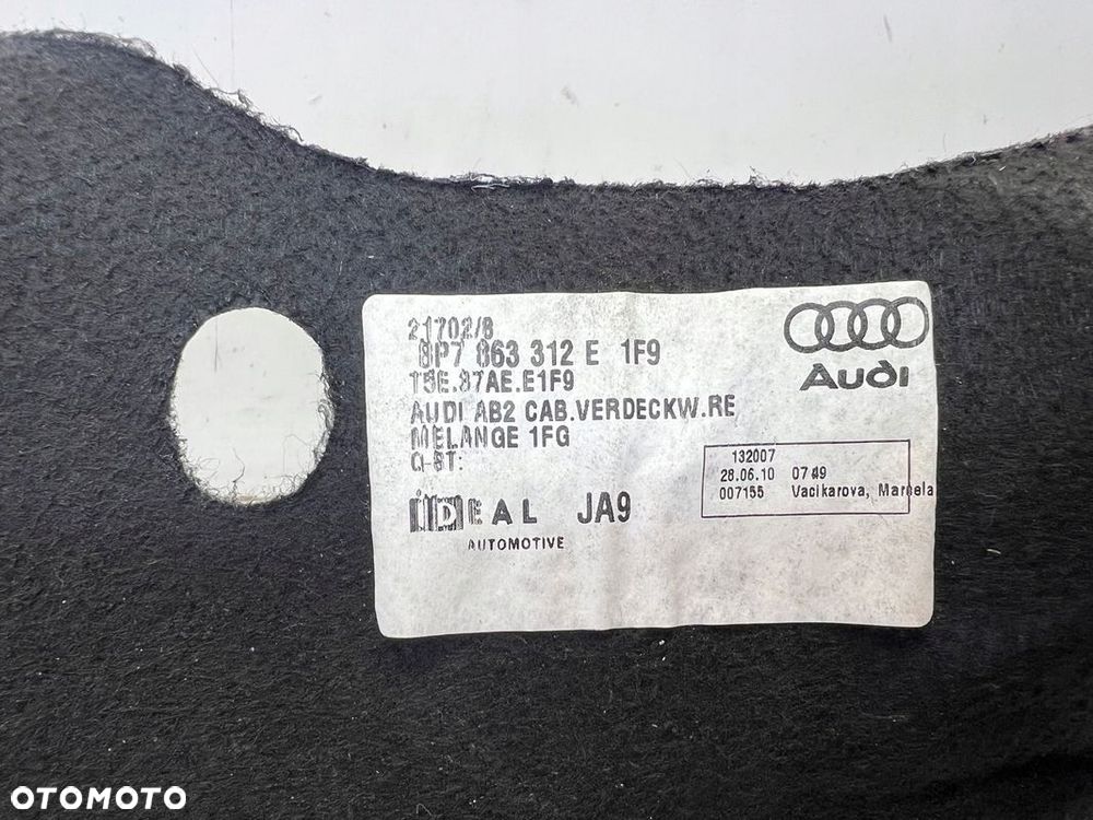 BOCZEK BAGAŻNIKA PRAWY AUDI A3 CABRIO 8P7863312E - 7