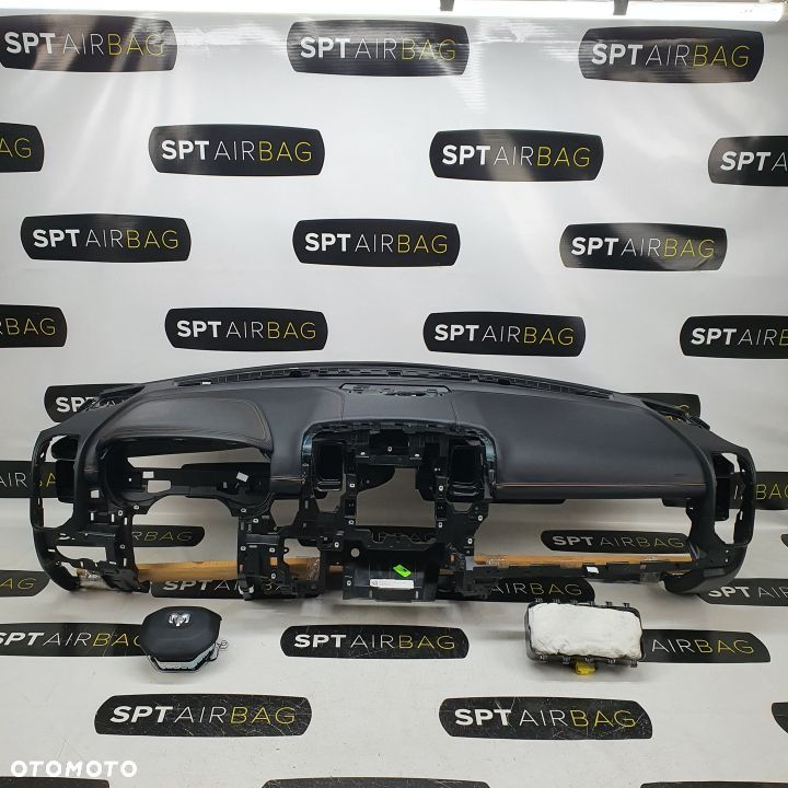 DODGE RAM DESKA ROZDZIELCZA KONSOLA KOKPIT PULPIT PODUSZKI AIRBAG AIR BAG PASY KIT SET - 1