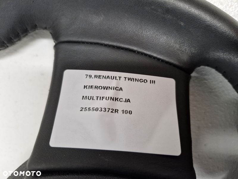 renault twingo iii 3 kierownica skóra multifunkcja 255503372r - 11