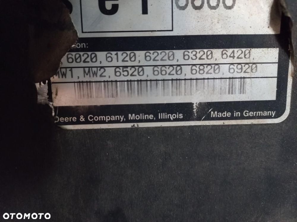 Części Kabiny JOHN DEERE plastiki,błotniki,ehr,sterownik,wiązka elektryczna,6020,6120,6220,6320,6420,6520,6620,6820,6920,tunel,nawiew,tapicerka,wyposarzenie wnętrza,goła kabina,szkielet. - 9