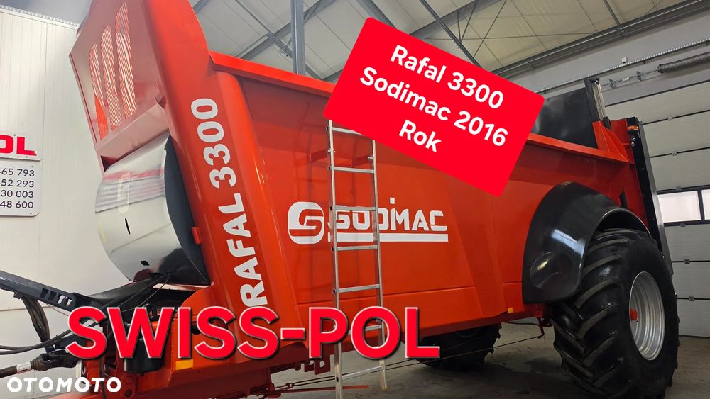 Sodimac Rafal 3300 Rozrzutnik Obornika Tebbe  Strautmann VS Fliegl KDS Bergmann TSW Hawe Transport RAFAL 3150 RAFAL 3200 RAFAL 3250 RAFAL 3300 RAFAL 3400 - 1