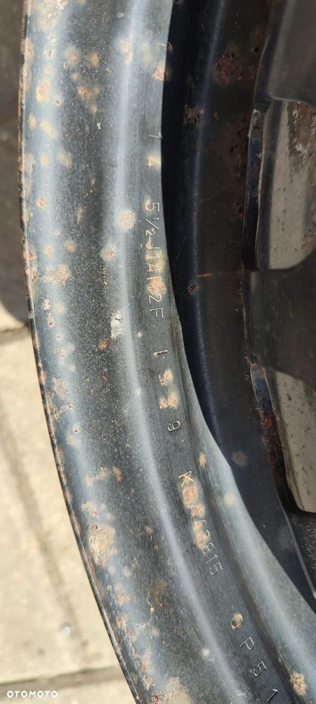 FELGI STALOWE 4x100 5.5Jx14 CALI OPEL CORSA ASTRA ET39 KOMPLET 4 SZTUKI - 7