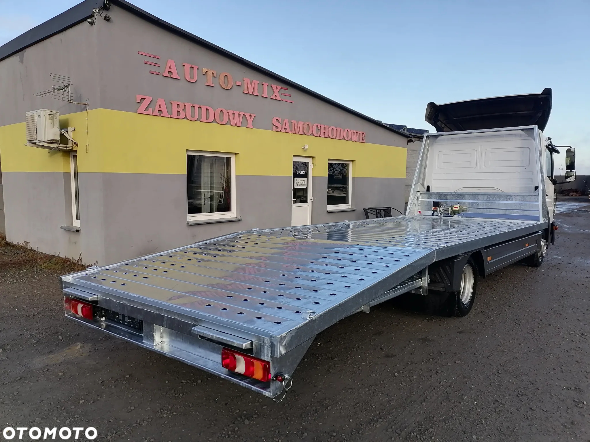 MAN auto laweta pomoc drogowa, przewóz pojazdów nowy najazd stalowy - 6