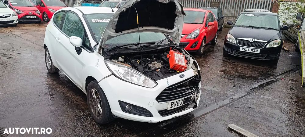 Dezmembrari / Dezmembrez Ford Fiesta 6 facelift 1.0 Ecoboost M1JE cutie viteze manuala cod culoare Frozen White - 1