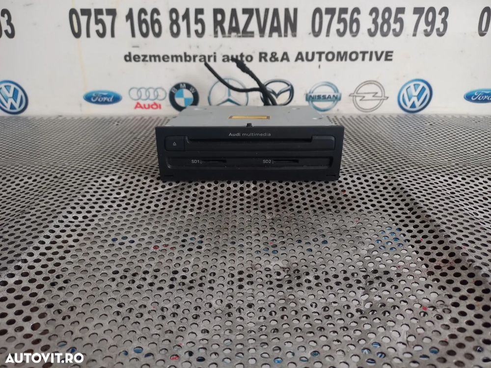 Unitate MMI Multimedia 3GP 3G+ Audi A8 4H D4 An 2010-2011-2012-2013-2014-2015-2016-2017 Cod 4H0035666F Dezmembrez Audi A8 4H D4 3.0 Tdi Quattro Motor CDT Cutie MXU Volan Stanga - Dezmembrari Arad - 4