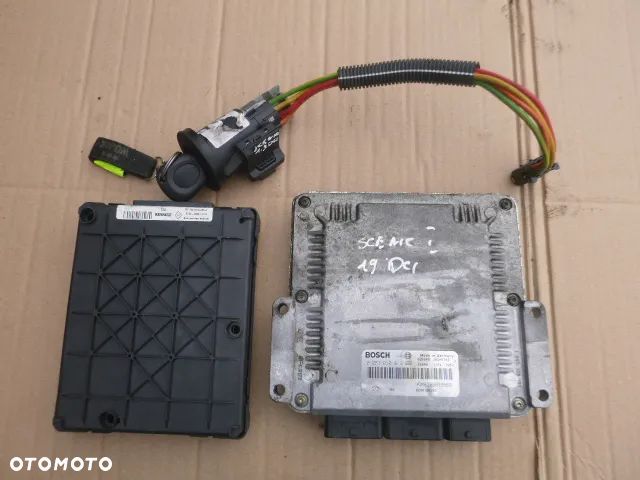ZESTAW STARTOWY KOMPUTER STACYJKA CZYTNIK BSI RENAULT SCENIC I LIFT 1.9 DCI 99-03 - 1