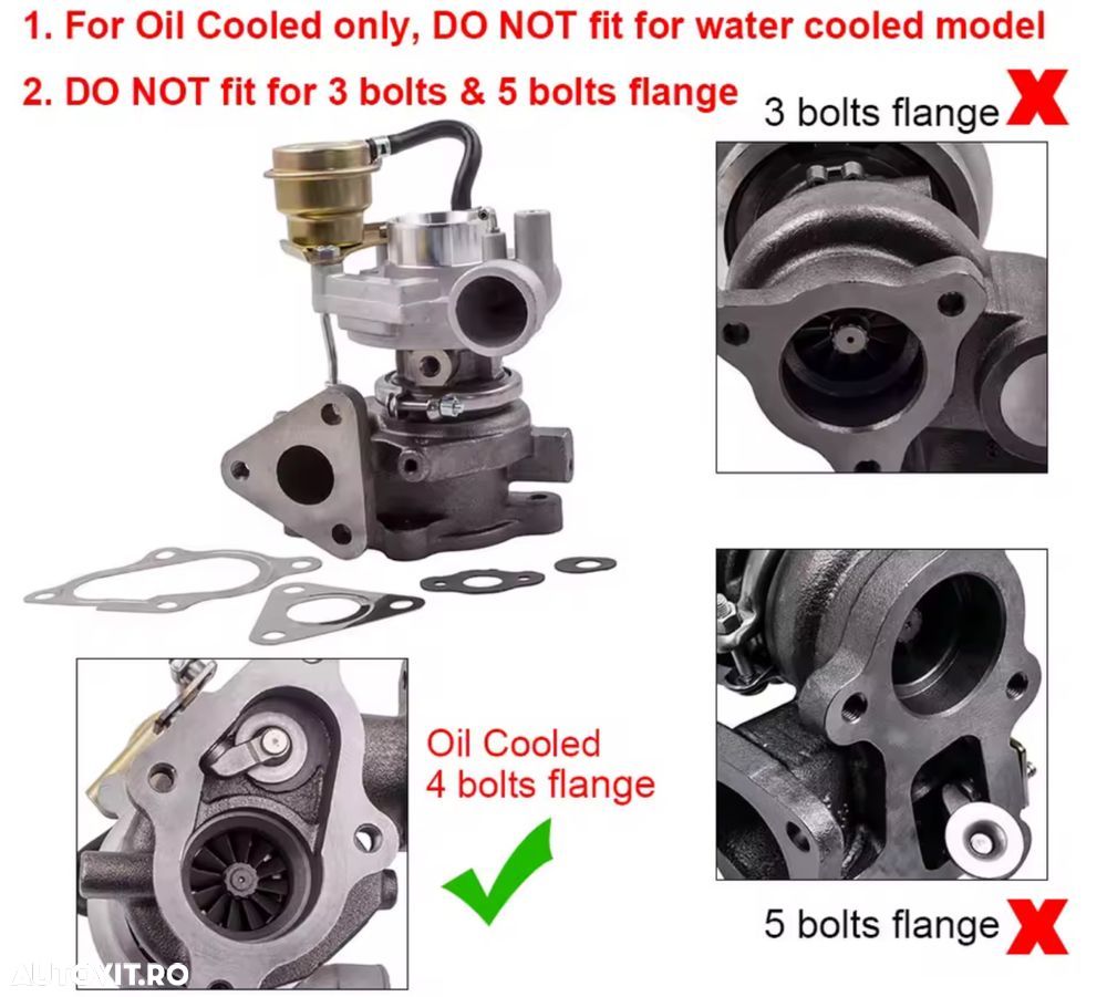 Turbo Compresor Turbina Turbosuflanta Mitsubishi Pajero 2.8 Diesel - 4