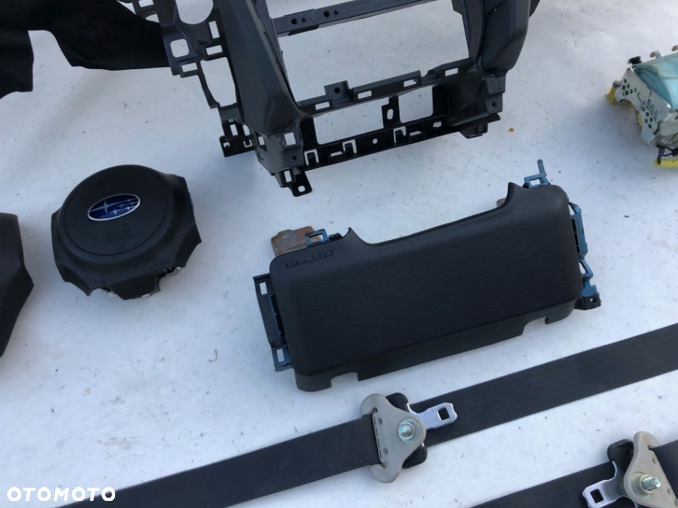 SUBARU XV IMPREZA STI FORESTER LEVORG DESKA KONSOLA KOKPIT PULPIT PÓŁKA PARAPET AIRBAG PODUSZKI PASY - 4