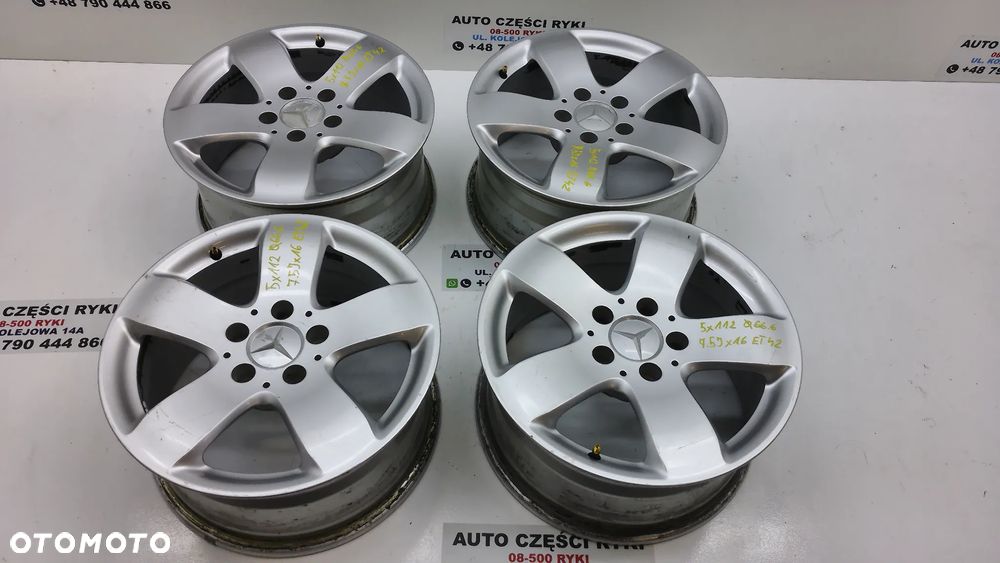 Mercedes Felgi Alumiowe 5x112 7.5Jx16 et42 - 1
