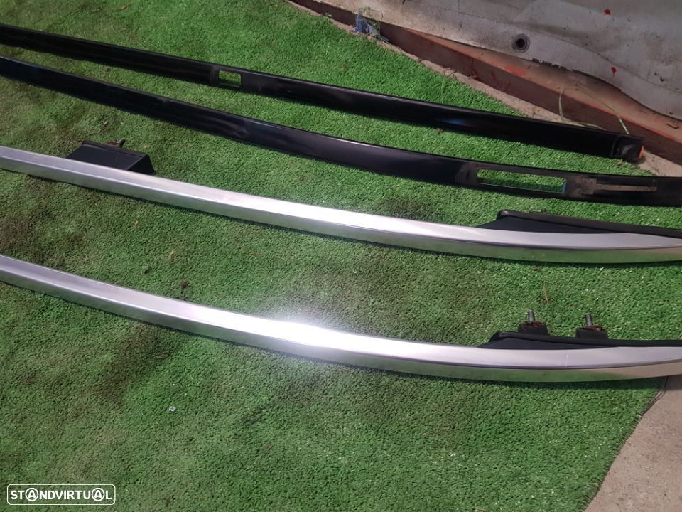 Barras Tejadilho Cromadas Teto Mercedes W204 Classe C - 3