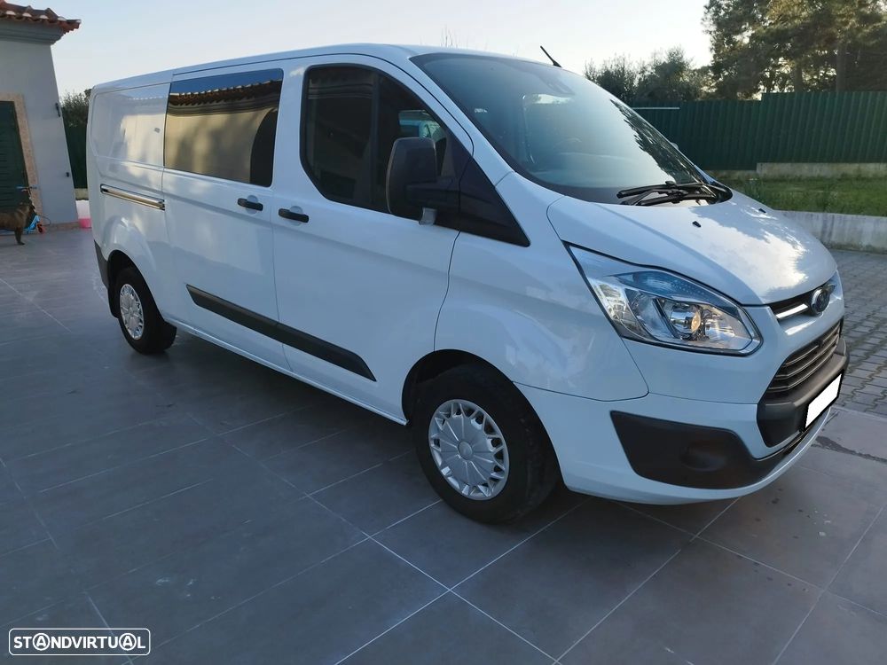 Ford Transit Custom  2.2 Tdci 100 Cv L2H1 Cabine  Dupla 5 Lugares - 2