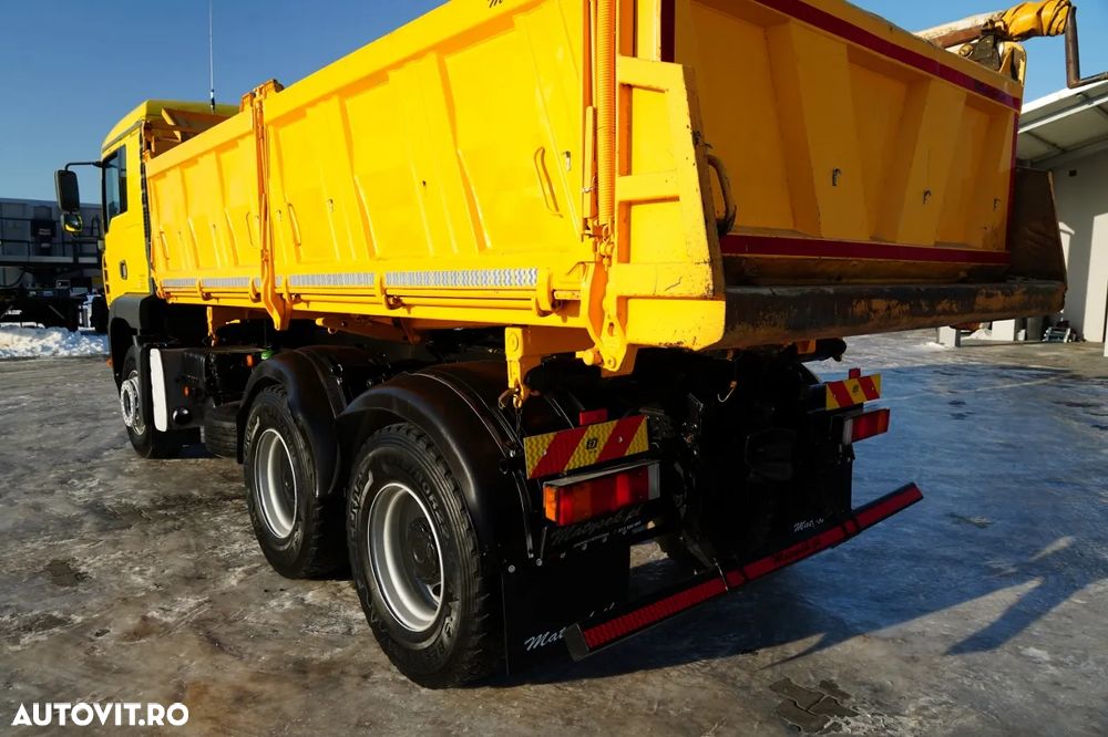 MAN TGA 26.410 / 6x4 / BASCULATOR 3 LATURĂ / MEILLER KIPER / MANUAL / - 18