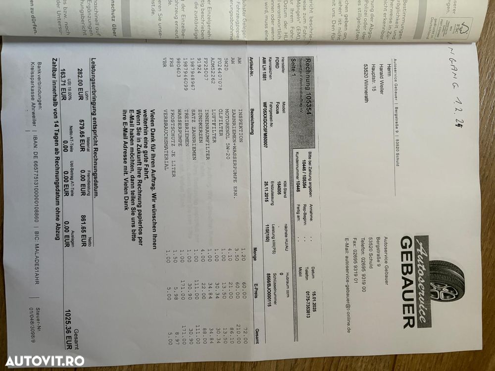 Ford Focus 1.5 EcoBoost Start-Stopp-System TITANIUM - 39
