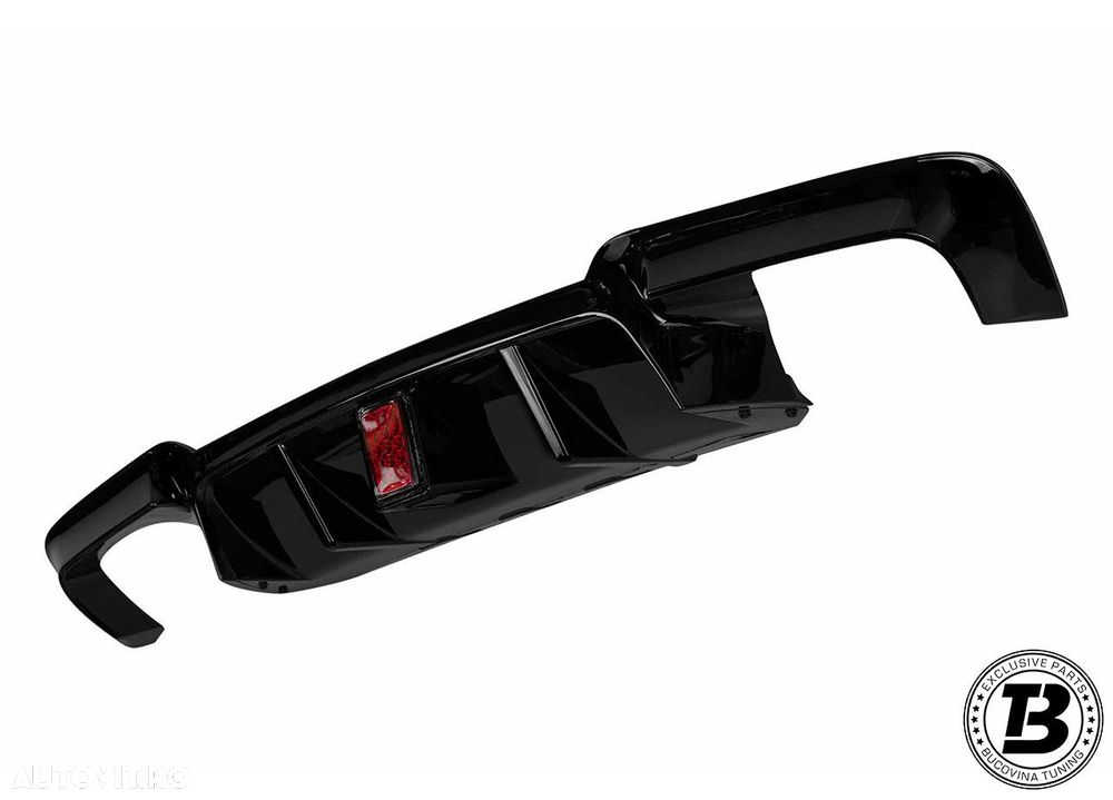 Difuzor Bara Spate compatibil cu BMW Seria 5 F10 F11 M5 LED Design - 12