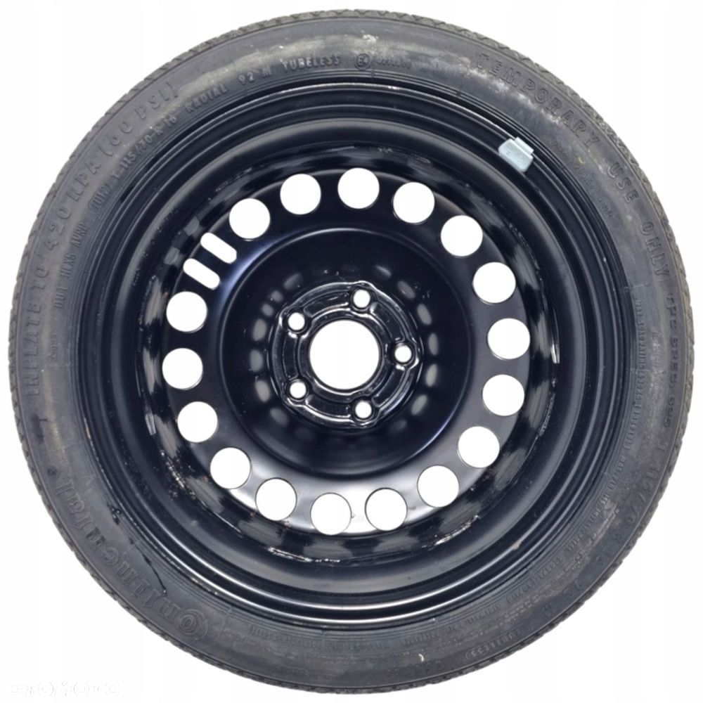 KOŁO DOJAZDOWE Opel Vectra C Astra H 115/70 R16 2160132 5x110 dojazdówka - 1