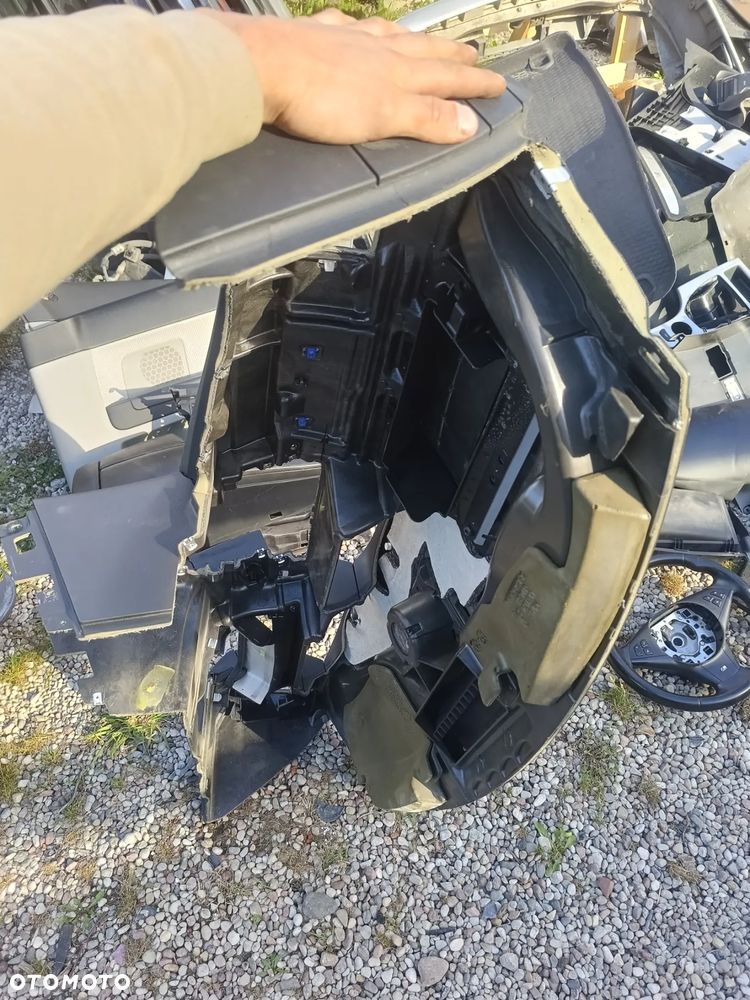 KONSOLA DESKA ROZDZIELCZA BMW 5 E60 E61 LIFT PODUSZKA PASAŻERA - 5