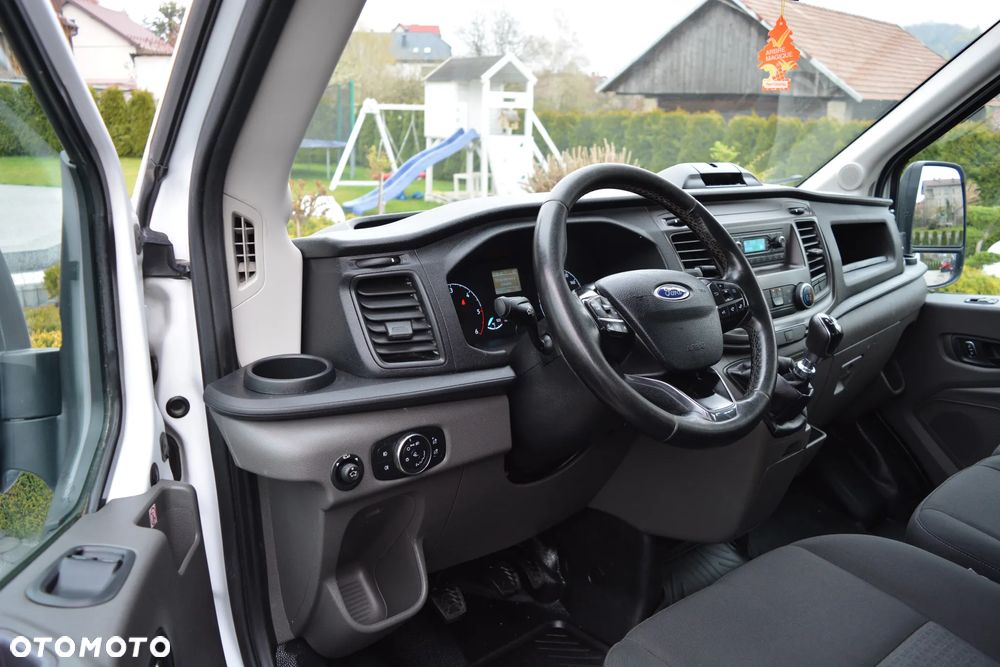 Ford TRANSIT_PIĘKNY 2020/21 Rok-EURO 6+KLIMA_SOLIDNA 3-STRONNA ORYGINALNA WYWROTKA Z WŁOCH_7-OSÓB BRYGADÓWKA DOKA - 15
