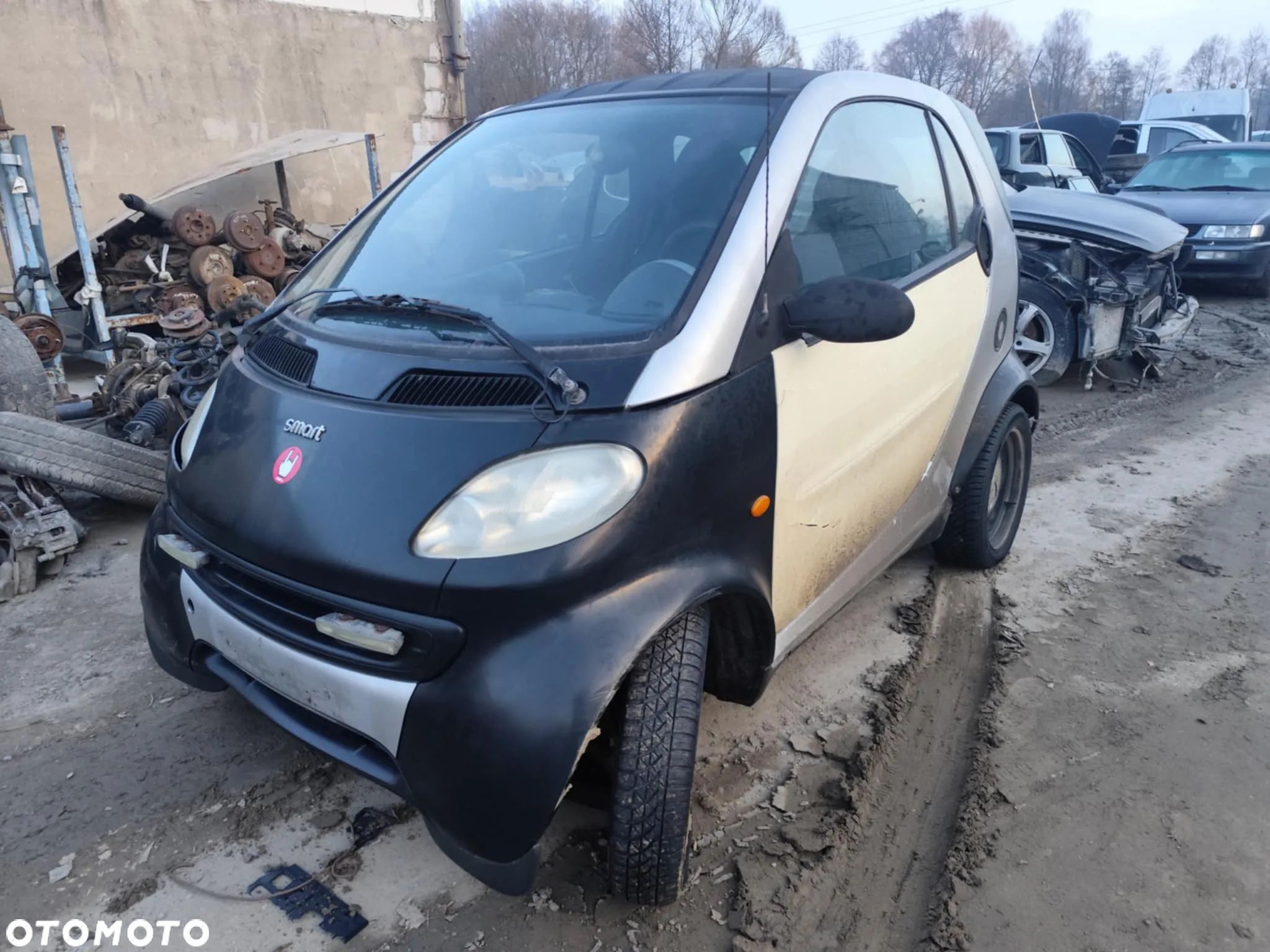 smart fortwo fotel kanapa deska kokpit podsufitka boczek podłokietnik licznik panel szyb stacyjka - 1