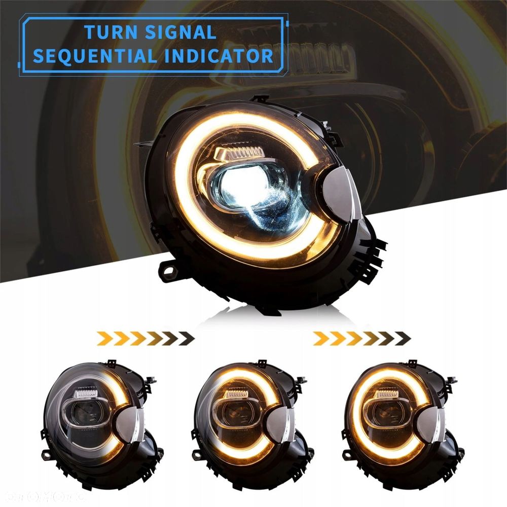 Reflektory Lampy kpl Vland Full Led Neon Dts Tuning Mini Cooper r55 r56 57 - 5