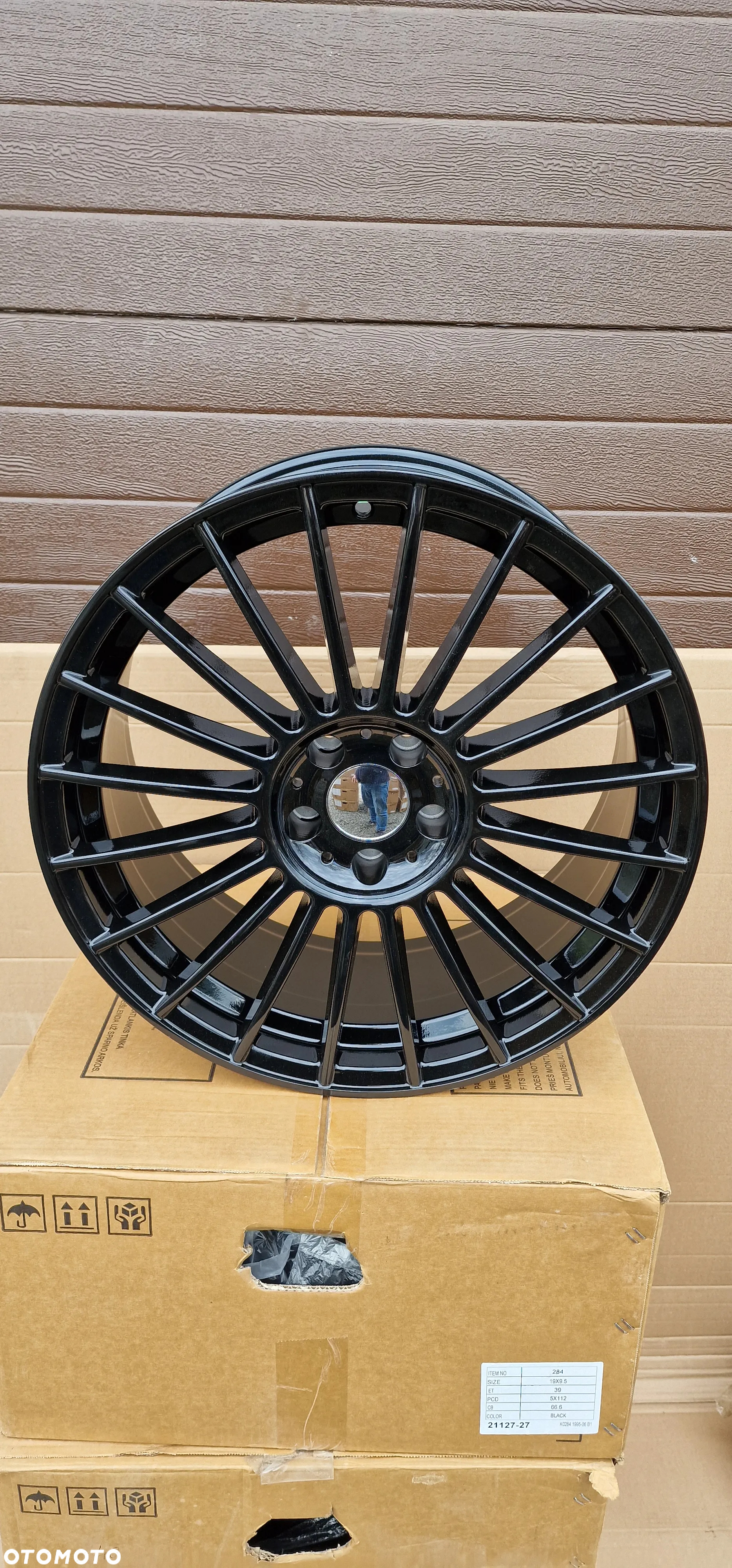 Alufelgi Nowe HAXER 284 19 X 8,5j 9,5j 5x112 ET25 ET39 66,6 Black - 8