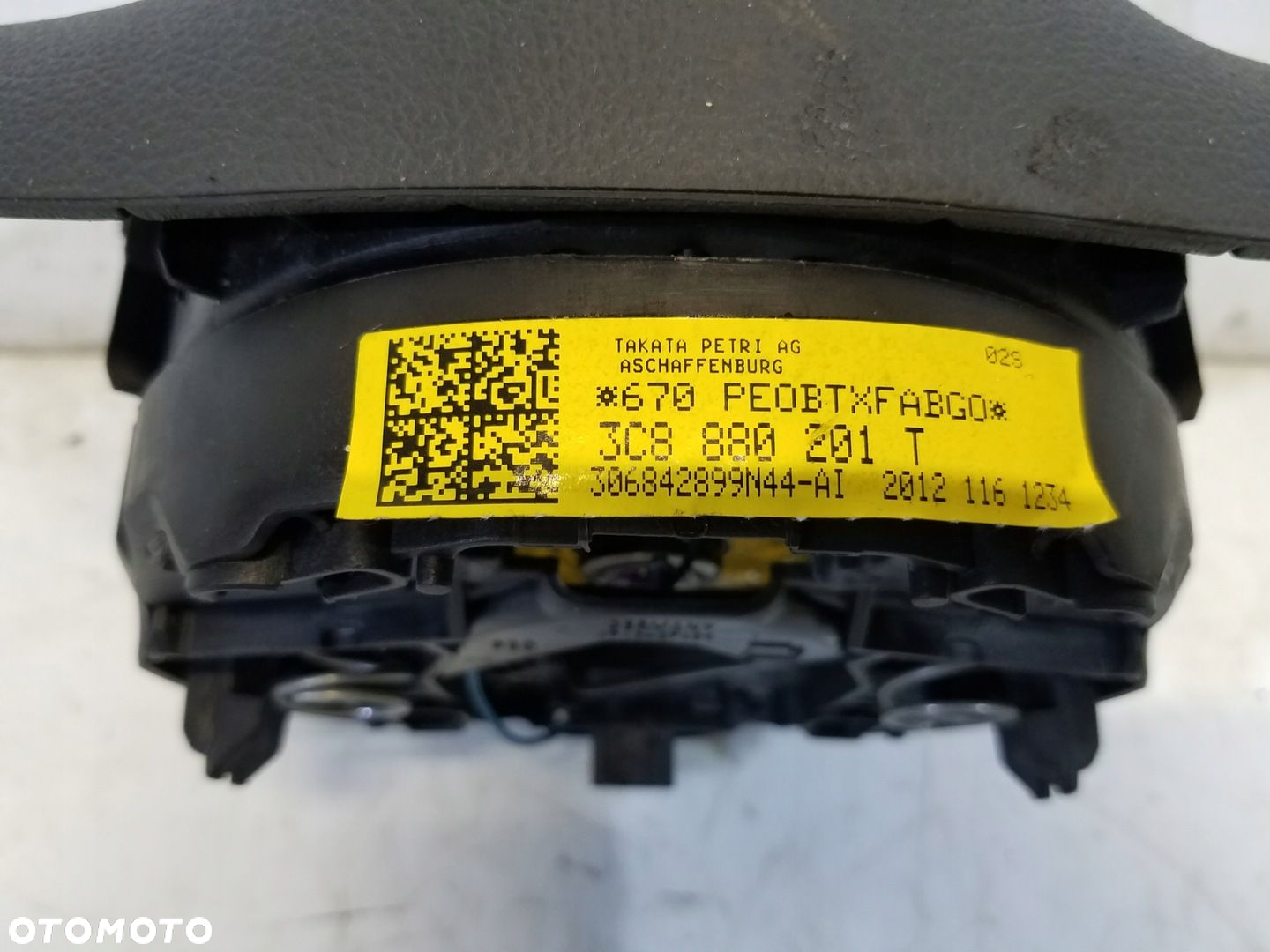 PODUSZKA KIEROWCY VW PASSAT B7 3C8880201T - 4