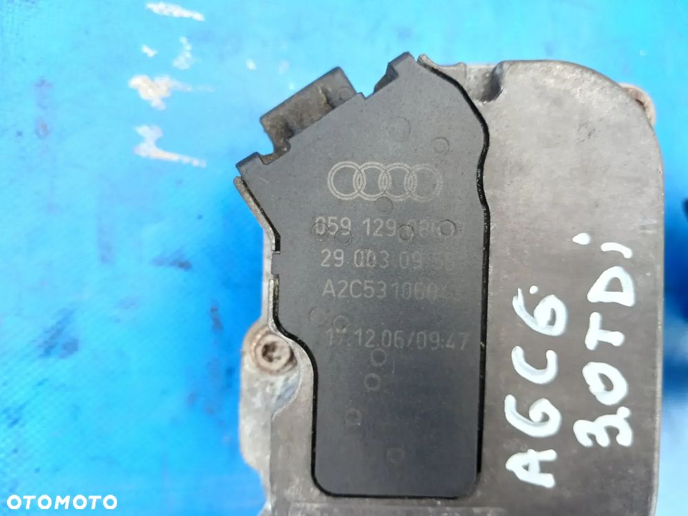 NASTAWNIK KLAP KOLEKTORA SSĄCEGO 059129086 AUDI A6 C6 3.0 TDI BMK ASB - 4