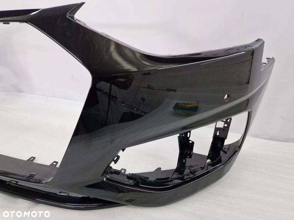 AUDI A4 B9 LIFT 8W0 19- ZDERZAK PRZEDNI PRZÓD OPCJA NA 6X PDC , ŁADNY , CZARNY METALIK , NR 8W0807437AH / 8W0807437AJ / 8W0807437AK / 8W0807437AL / 8W0807437AM / 8W0807437AN , NR AUKCJI NZ727 - 11