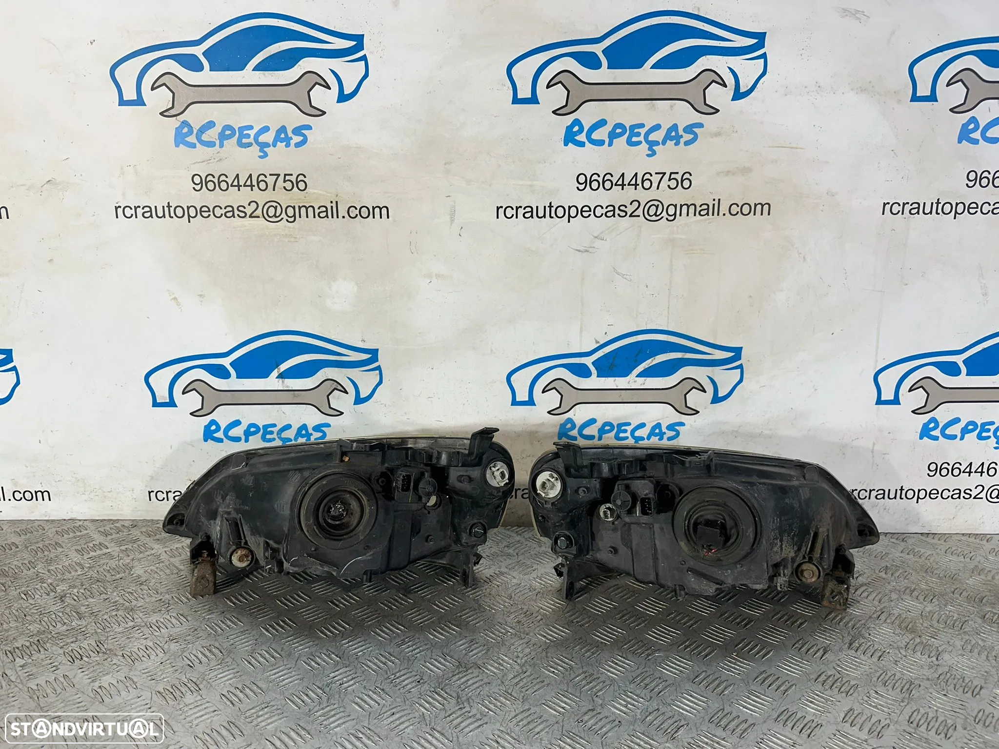 Conjunto Oticas Frente Frontais Esquerda Direita Honda Civic 7 Mk7 EP ES 2001 - 2005 - 5