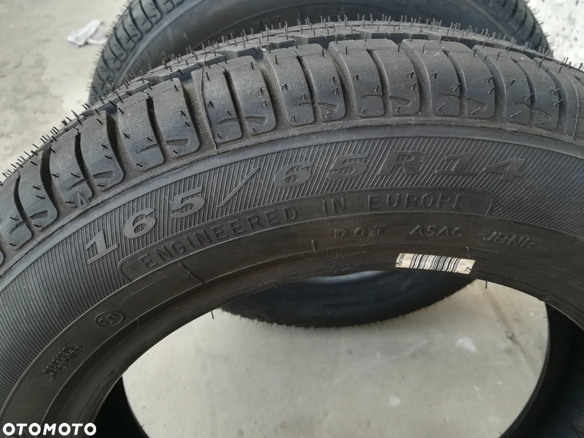 Opony letnie 165/65 R14 nieużywane - 2