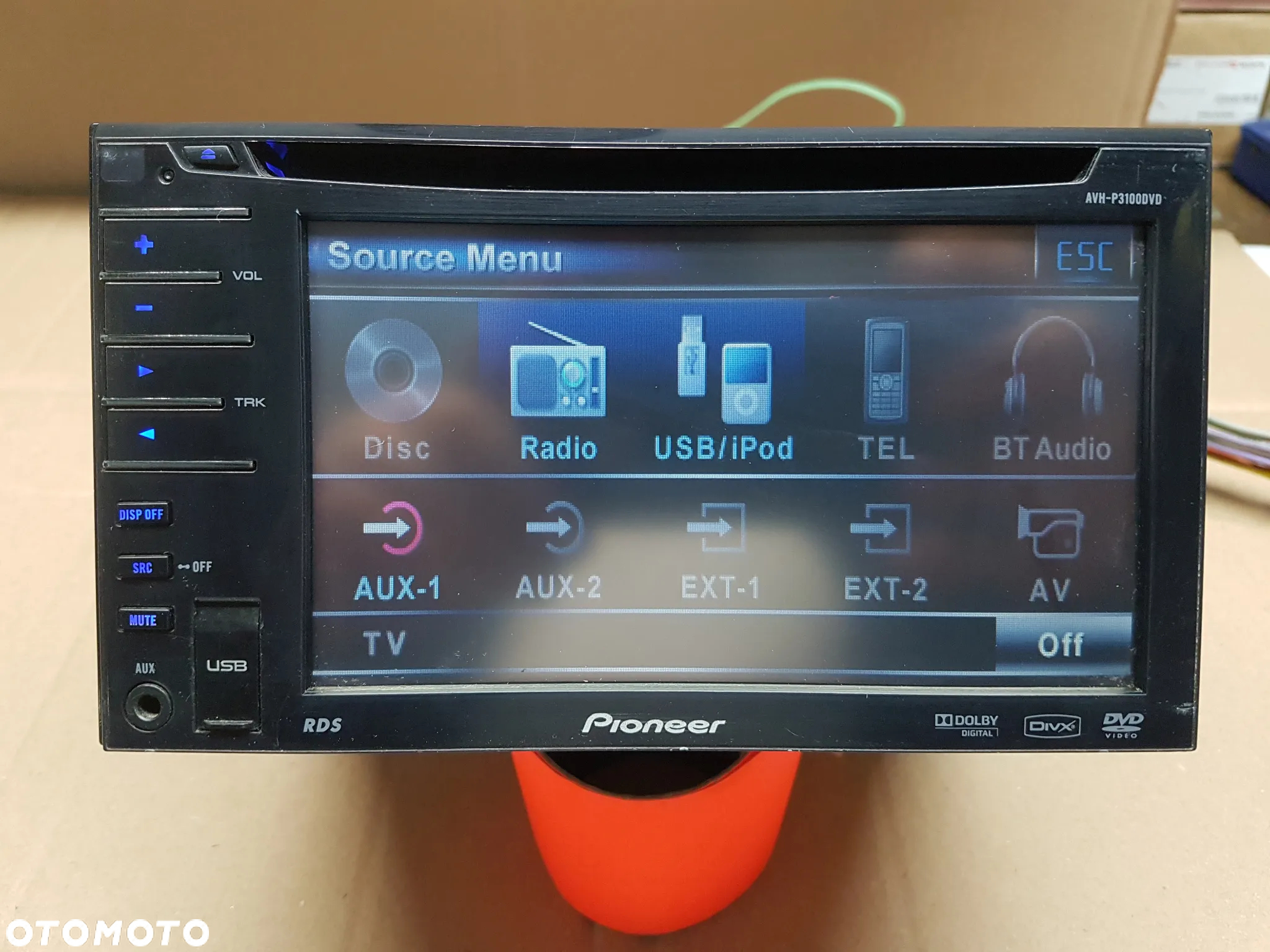 RADIOODTWARZACZ  PIONEER AVH-P3100DVD - 3