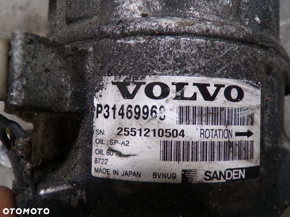 Kompresor Klimatyzacji Volvo S60 XC60 2.0 D P31469968 - 3