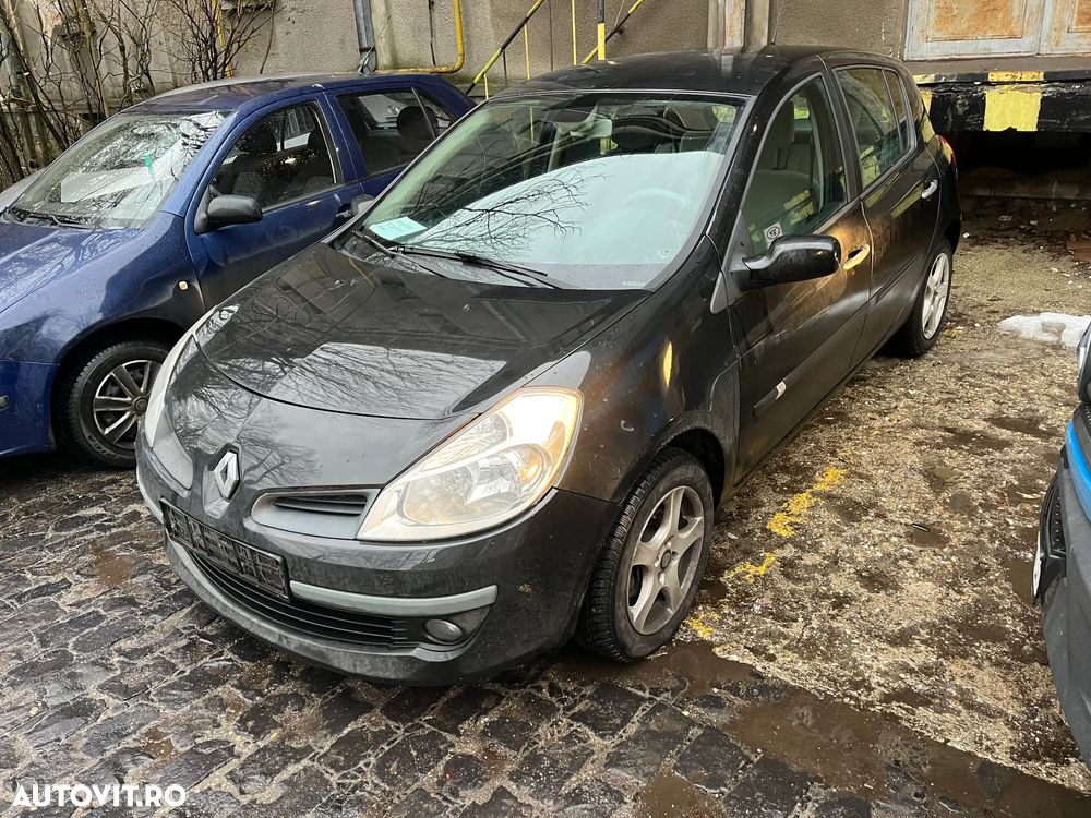 Bara fata completa Renault Clio 3 negru cu proiectoare 2005-2009 - 3