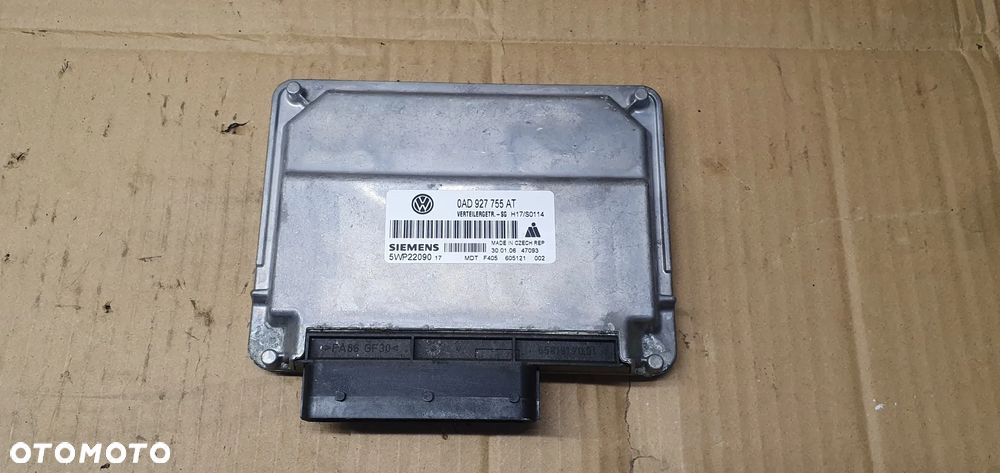Moduł sterownik skrzyni biegów automat VW Touareg 7L 3.0 TDI 0AD927755AT - 1