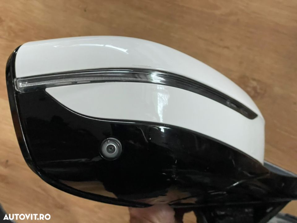 oglinda oglinzi stânga sau dreapta model cu camera 360 sideasist bmw g11 g12 seria 750xd 750i 730d 740xd Mpachet cu brat negru lucios - 5