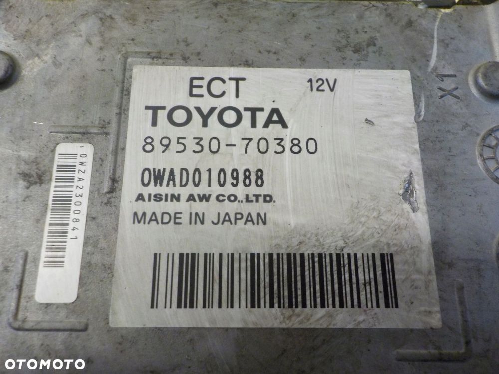 AYGO II 108 C1 1.0 VVTI 22r 72KM sterownik modul skrzyni biegow 89530-70380 - 3