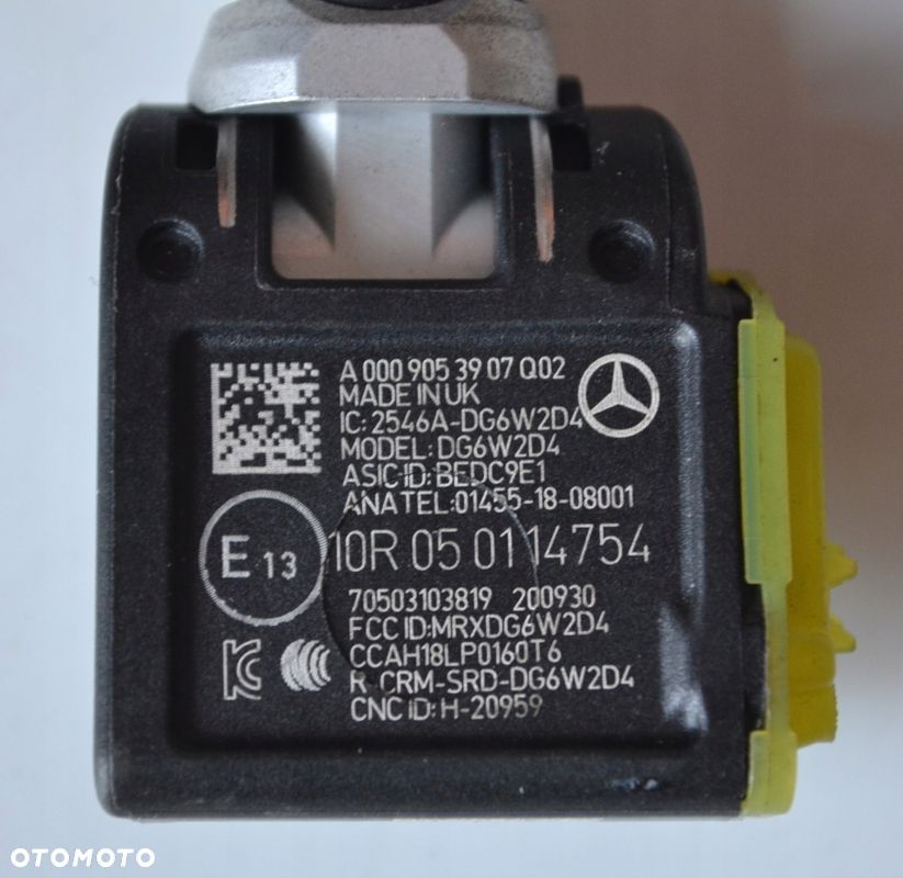 CZUJNIK CIŚNIENIA TPMS MERCEDES W176 W246 W204 W205 CLA GLA GLC GLE C-160 - 5