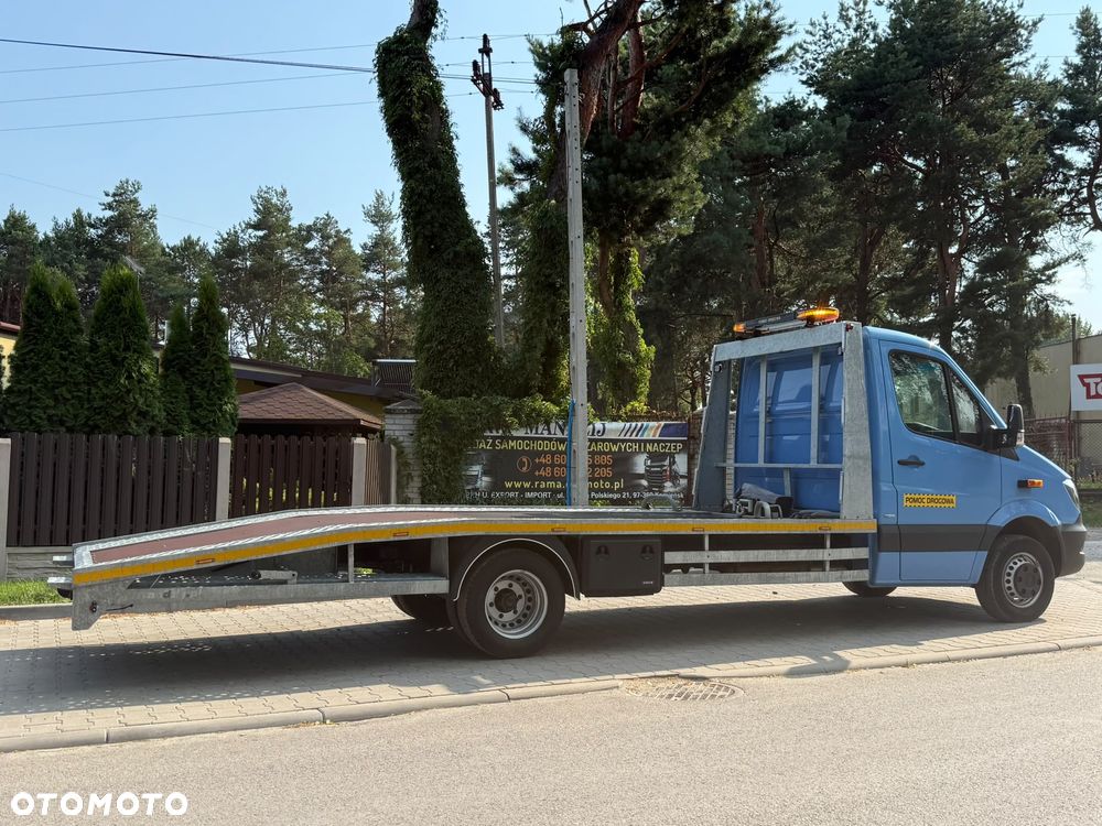 Mercedes-Benz SPRINTER 316CDI POMOC DROGOWA AUTOLAWETA AUTOMAT WCIĄGARKA BELKA OSWIETLENIOWA FULLLEDY NA PODUSZKACH KLIMA 2015r NA BLIŻNIAKACH NAJAZD DŁ:4.5m ŁADOWNOSĆ:1650kg DMC:3500kg - 13