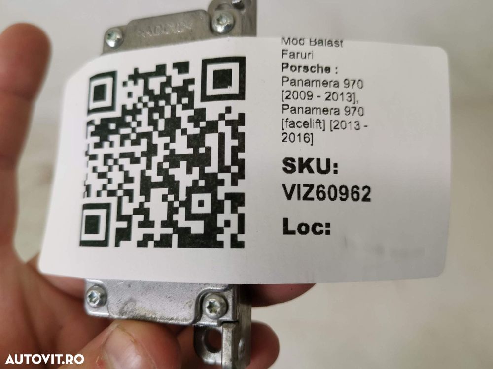 Mod Balast Faruri Porsche  Panamera 970 [2009 - 2013], Panamera 970 [f - 8
